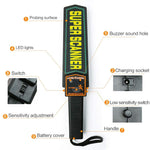 Metal detector portatile TS90 rilevamento 60 mm