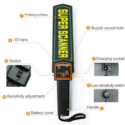 Metal detector di sicurezza portatile TS90, distanza di rilevamento: 60 mm, TS90