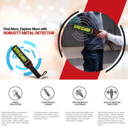 Metal detector di sicurezza portatile TS90, distanza di rilevamento: 60 mm, TS90
