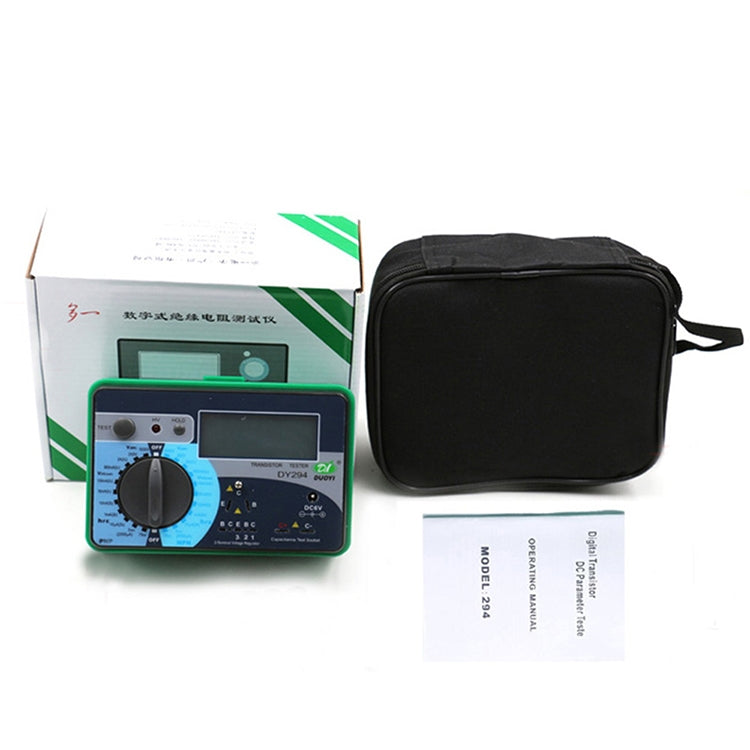 Tester digitale transistor LCD 2,7" DY294 con custodia