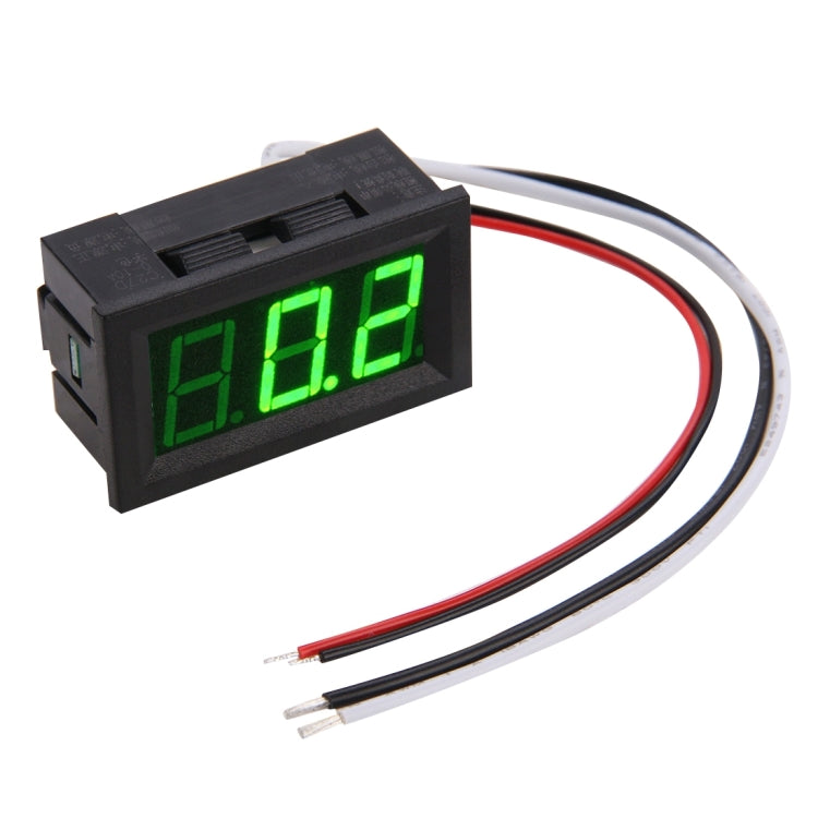 C27D DC 0-10A Digital Current Meter with Green LED Display, S-DT-0531G, S-DT-0531L, S-DT-0531R