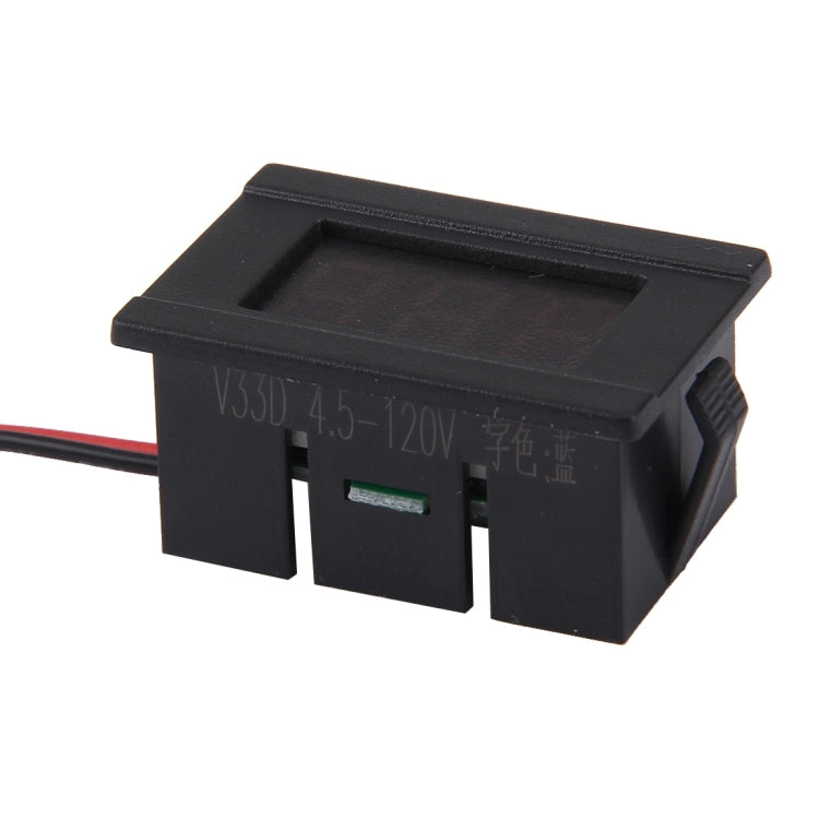 Mini misuratore digitale tensione DC 4,5-120V a 2 fili