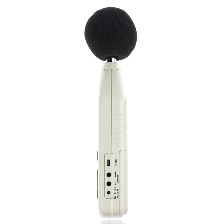 Fonometro digitale con porta USB intervallo 30-130 dB
