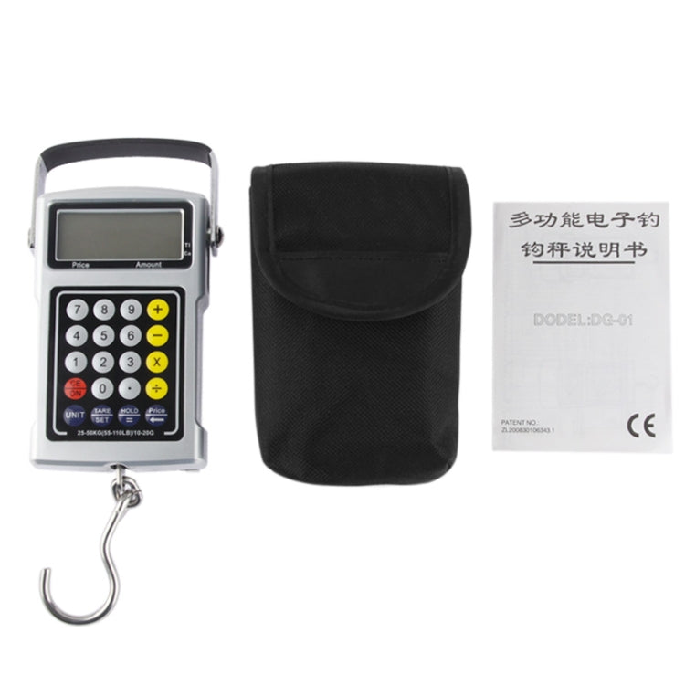 Bilancia elettronica multifunzione 7 in 1 (50 kg/20 g), 7 in 1 50kgx10g