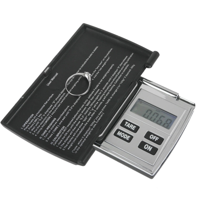 Bilancia digitale apribile 100g precisione 0,01g LCD