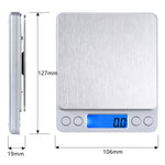 Bilancia elettronica digitale da 2000 g x 0,1 g, 2000g x 0.1g