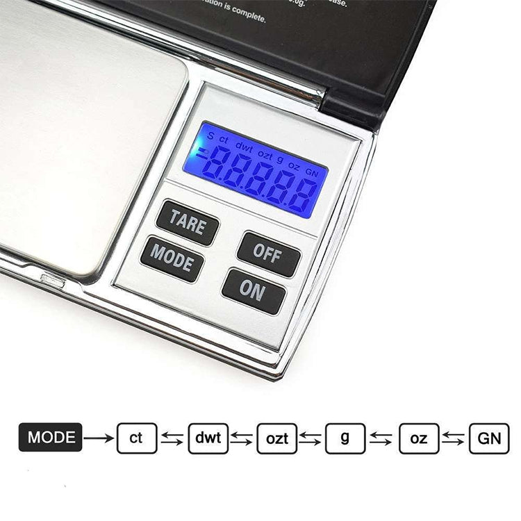 Bilancia digitale per diamanti da 200 g/0,01 g, 200g / 0.01g