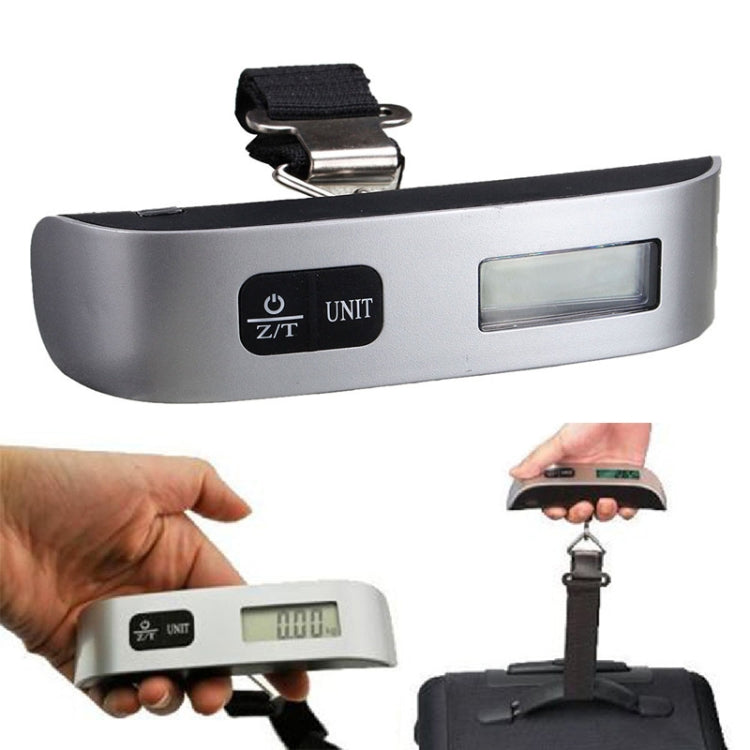 Bilancia elettronica portatile con funzione tara e zero 50 kg