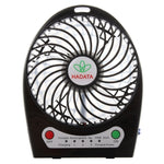 Ventilatore portatile ricaricabile USB 4,3 pollici con clip