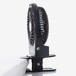 Ventilatore portatile ricaricabile USB 4,3 pollici con clip
