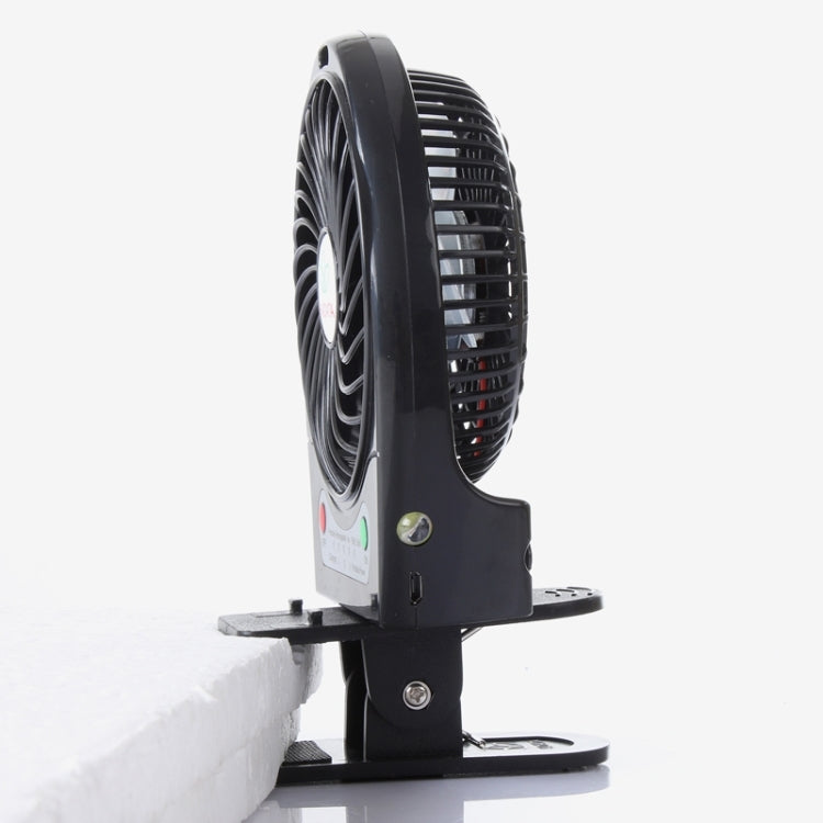 Ventilatore portatile ricaricabile USB 4,3 pollici con clip