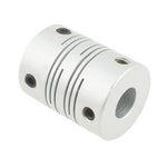 Accoppiatore flessibile 6,35x8mm per motore passo-passo CNC