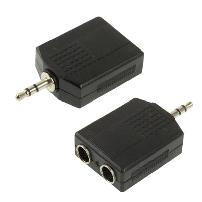 Adattatore audio da 3,5 mm maschio a 2 femmine da 6,35 mm, 3.5mm Male to Dual 6.35mm Female