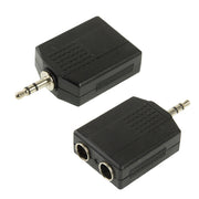 Adattatore audio da 3,5 mm maschio a 2 femmine da 6,35 mm, 3.5mm Male to Dual 6.35mm Female