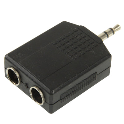 Adattatore audio da 3,5 mm maschio a 2 femmine da 6,35 mm, 3.5mm Male to Dual 6.35mm Female