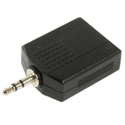 Adattatore audio da 3,5 mm maschio a 2 femmine da 6,35 mm, 3.5mm Male to Dual 6.35mm Female
