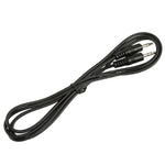Cavo Aux, cavo audio stereo mini plug maschio da 3,5 mm, lunghezza: 1 m, Length: 1m (Black)