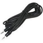 Cavo Aux, cavo audio stereo mini plug maschio da 3,5 mm, lunghezza: 5 m, Length: 5m (Black)