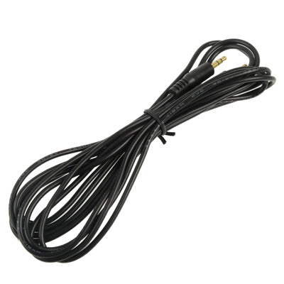 Cavo Aux, cavo audio stereo mini plug maschio da 3,5 mm, lunghezza: 3 m (connettore nero + placcato oro), Length: 3m Black, (Gold Plated)