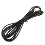 Cavo Aux, cavo audio stereo mini plug maschio da 3,5 mm, lunghezza: 3 m (connettore nero + placcato oro), Length: 3m Black, (Gold Plated)