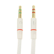 Cavo adattatore jack per microfono femmina da 3,5 mm a maschio da 3,5 mm + cavo adattatore jack per auricolari maschio da 3,5 mm, White