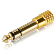 Adattatore per presa adattatore jack stereo da 6,35 mm maschio a 3,5 mm placcato oro, 6.35 Male to 3.5mm Female