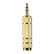 Adattatore presa adattatore jack stereo da 6,35 mm placcato oro da 3,5 mm, 3.5mm Male to 6.35 Female