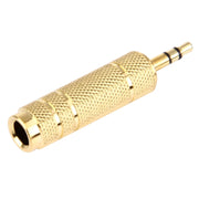 Adattatore presa adattatore jack stereo da 6,35 mm placcato oro da 3,5 mm, 3.5mm Male to 6.35 Female