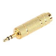 Adattatore presa adattatore jack stereo da 6,35 mm placcato oro da 3,5 mm, 3.5mm Male to 6.35 Female
