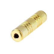 Adattatore per presa adattatore jack stereo da 3,5 mm femmina a 3,5 mm placcato oro, 3.5mm Female to Female