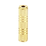 Adattatore per presa adattatore jack stereo da 3,5 mm femmina a 3,5 mm placcato oro, 3.5mm Female to Female