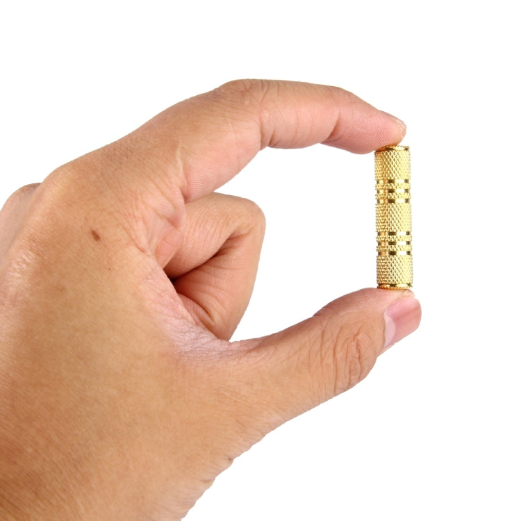 Adattatore per presa adattatore jack stereo da 3,5 mm femmina a 3,5 mm placcato oro, 3.5mm Female to Female