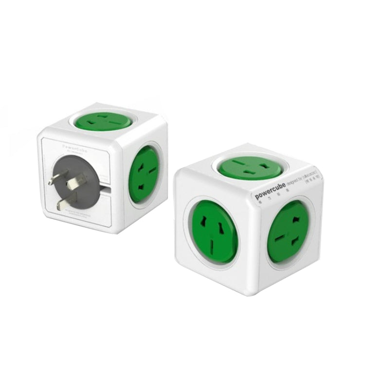 Presa di corrente adattatore da parete universale PowerCube 10A con 5 prese US/AU per ufficio domestico, spina AU, consegna colore casuale, PowerCube Socket