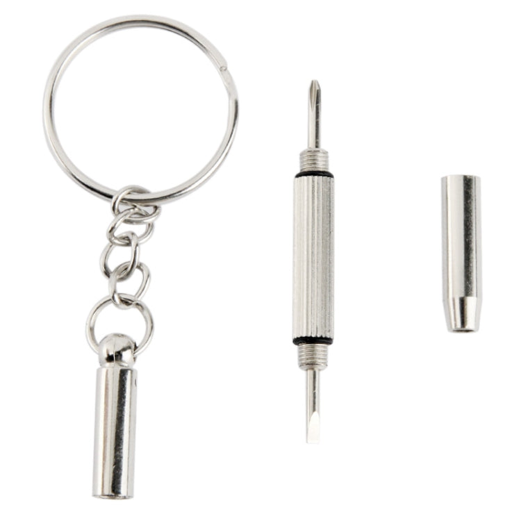 Cacciavite 3 in 1 con portachiavi per occhiali e orologi