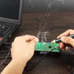 Penna per saldatore portatile alimentata tramite USB 5V 8W Punta a lunga durata + Interruttore tattile Cappuccio protettivo Spegnimento automatico 25 secondi, ZD-20U