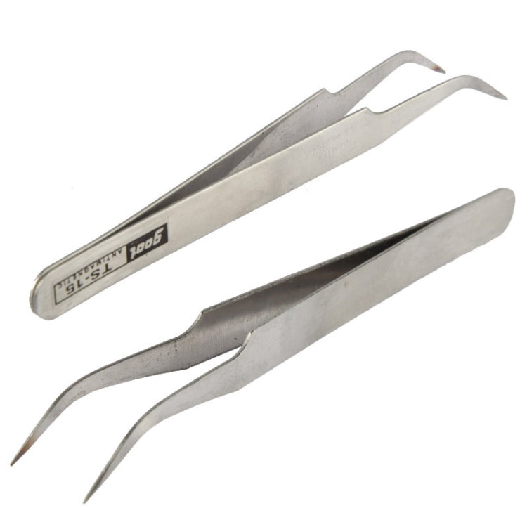 6pcs TS-10/ 11/ 12/ 13/ 14/ 15 Stainless Steel Tweezers 6pcs, TS-10/ 11/ 12/ 13/ 14/ 15