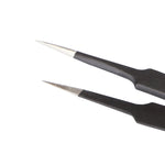 BEST BST-204ESD 202 Pinzette con punta antistatica in acciaio inossidabile, BST-204ESD