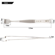 BEST BST-91-4L SA Pinzetta professionale per wafer in acciaio inossidabile per wafer di silicio, BST-91-4L