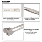 Pinzetta in acciaio inox per wafer di silicio 20cm