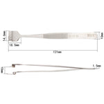 BEST BST-91-5T Pinzette professionali per wafer in acciaio inossidabile SA per wafer di silicio, BST-91-5T