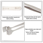 BEST BST-91-5T Pinzette professionali per wafer in acciaio inossidabile SA per wafer di silicio, BST-91-5T