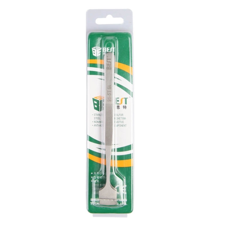 BEST BST-91-5T Pinzette professionali per wafer in acciaio inossidabile SA per wafer di silicio, BST-91-5T