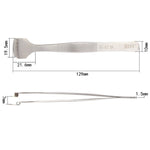 BEST BST-91-6T Pinzette professionali per wafer in acciaio inossidabile SA per wafer di silicio, BST-91-6T