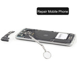 Cacciavite professionale 3 in 1 (croce 1.5, dritto 1.5, dado a stella M2.5) Strumento di riparazione con portachiavi per smartphone, orologi, occhiali, 3 in 1