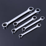 Set di chiavi a cricchetto professionali a doppia testa, 5 PCS/Set