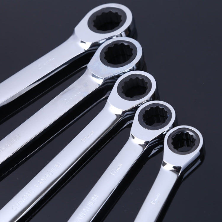 Set di chiavi a cricchetto professionali a doppia testa, 5 PCS/Set