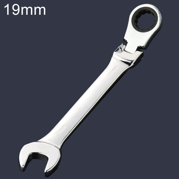 Chiave angolare a cricchetto con apertura a duplice uso da 19 mm, lunghezza: 24,5 cm, 19mm