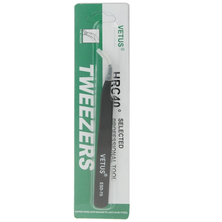 VETUS ESD-15 anti-static tweezers, VETUS ESD-15