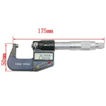 Micrometro digitale elettronico da 25 mm (1 pollice) (risoluzione 0,001 mm), 0-25 mm