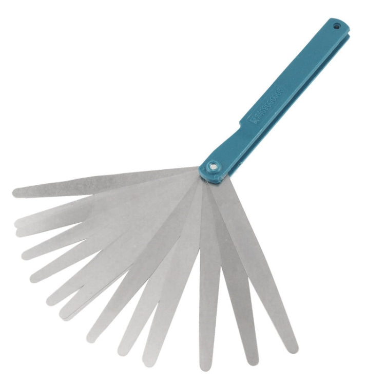 Strumento di misura per spessimetro di riempimento metrico con 17 lame di spessore da 0,02 a 1 mm, 0.02 to 1mm Measure Tool